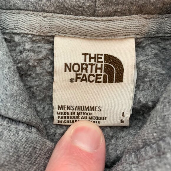 The North Face Gray Pullover Hoodie Mens Large - Picture 3 of 5